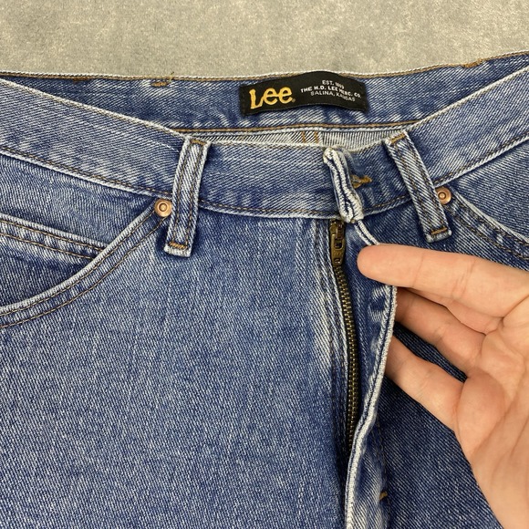 Lee Shorts Mens Size 34 Blue Denim Jean Jorts Skater Dad Outdoors *READ* - Picture 4 of 16